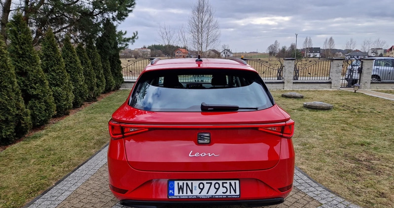 Seat Leon cena 99900 przebieg: 68000, rok produkcji 2021 z Strumień małe 301